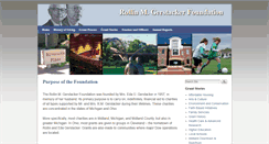 Desktop Screenshot of gerstackerfoundation.org